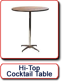 hi top cocktail table